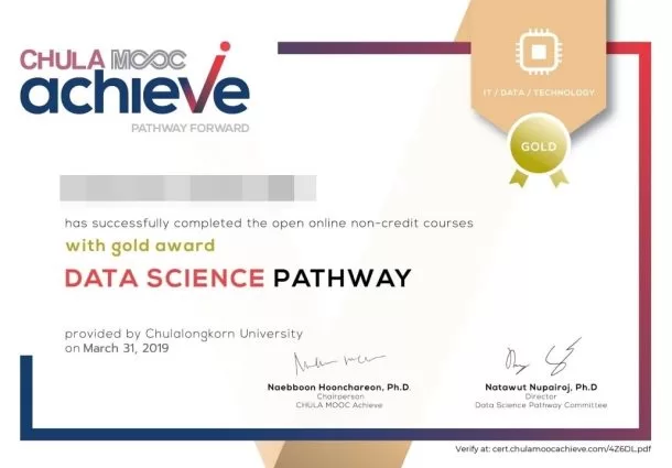 reviews Data Science Pathway Chula Mooc Achieve 2 | Big Data | รีวิวคอร์สออนไลน์ Data Science Pathway โดย Chula Mooc Achieve ราคา 5,500 บาท คุ้มค่าแค่ไหน? ได้เรียนอะไรบ้าง?