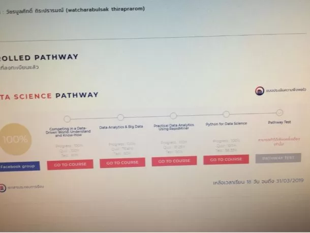 reviews Data Science Pathway Chula Mooc Achieve 4 | Big Data | รีวิวคอร์สออนไลน์ Data Science Pathway โดย Chula Mooc Achieve ราคา 5,500 บาท คุ้มค่าแค่ไหน? ได้เรียนอะไรบ้าง?