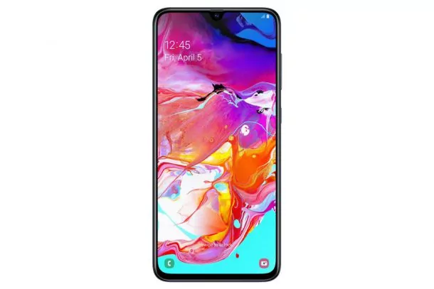 SM A705ZK 001 Front Black | Samsung Galaxy A70 | เปิดตัว Samsung Galaxy A70 สมาร์ทโฟนสำหรับเกมเมอร์ตัวจริง