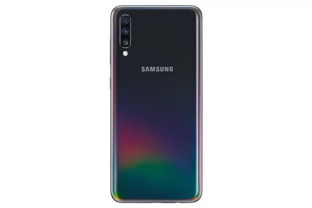 SM A705ZK 002 Back Black | Samsung Galaxy A70 | เปิดตัว Samsung Galaxy A70 สมาร์ทโฟนสำหรับเกมเมอร์ตัวจริง