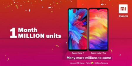 Xiaomi ประกาศขาย Redmi Note 7 และ Note 7 Pro ได้ 1 ล้านเครื่องในอินเดียภายใน 1 เดือน