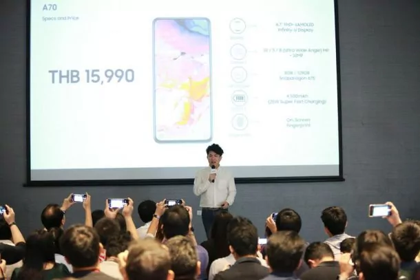 คุณคธา อินทราวิชกุล ผู้จัดการผลิตภัณฑ์ 2 | Samsung Galaxy A70 | เปิดตัว Samsung Galaxy A70 สมาร์ทโฟนสำหรับเกมเมอร์ตัวจริง