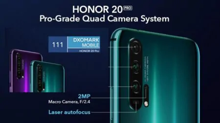 Honor 20 Pro ได้คะแนนกล้องจาก DxOMark เท่ากับ OnePlus 7 Pro