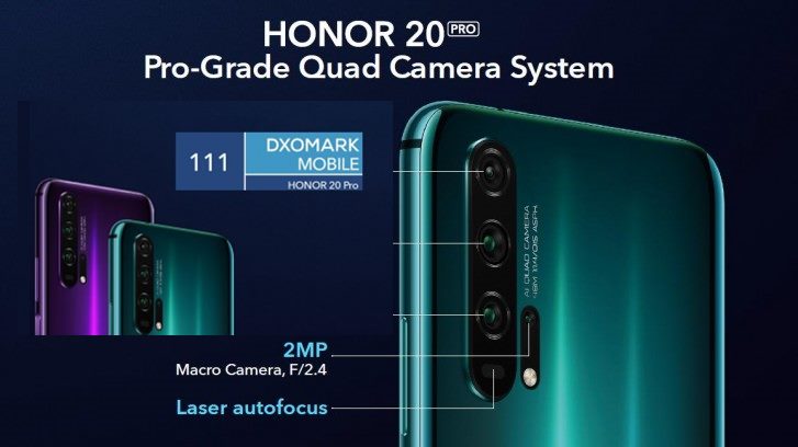 Honor 20 Pro | OnePlus 7 Pro | Honor 20 Pro ได้คะแนนกล้องจาก DxOMark เท่ากับ OnePlus 7 Pro