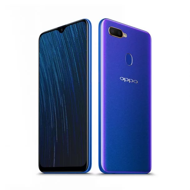 Product | a5s | สาวก OPPO รุ่นเล็กใจเย็นๆ OPPO A5s เปิดตัวสีใหม่ต้อนรับหน้าฝน น้ำเงินฉุ่มช่ำกับหน้าจอแบบหยดน้ำ