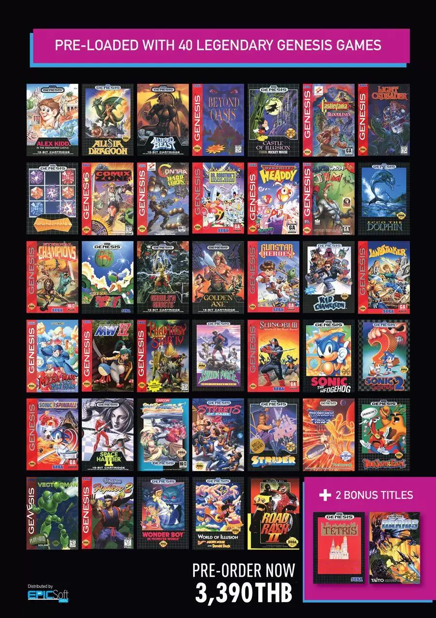 SEGA Genesis Mini Retailers Memo THB2aa | มาแล้ว SEGA Genesis Mini พร้อมราคาขายในไทยอย่างเป็นทางการ