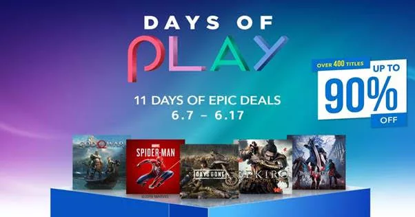 Sony ps4 | PS4 | เตรียมพบกับโปรโมชั่นพิเศษ “PlayStation Network DAYS OF PLAY”