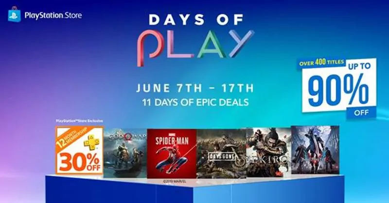เตรียมพบกับโปรโมชั่นพิเศษ “PlayStation Network DAYS OF PLAY” Sony | PS4 | เตรียมพบกับโปรโมชั่นพิเศษ “PlayStation Network DAYS OF PLAY”