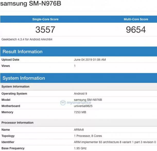 a90 | Samsung Galaxy Note10 | ข่าวลือ หลุดข้อมูล Geekbench ของ Samsung Galaxy Note10 และ Galaxy A90