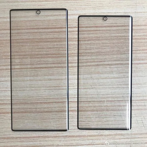 note 10 2 | Galaxy Note 10 | พบภาพแผ่นกันรอยหน้าจอ Galaxy Note 10 ที่มาพร้อมรูบนหน้าจอ
