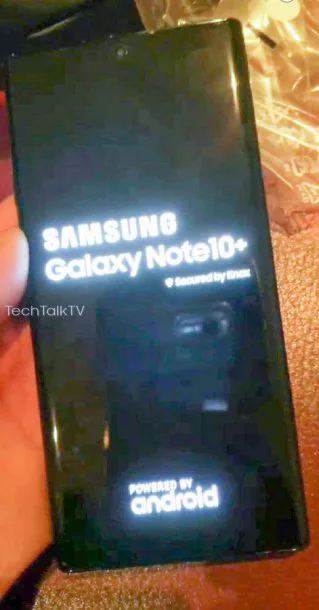 note10plus 1 | Samsung Galaxy Note10 | หลุดภาพของ Samsung Galaxy Note10 รุ่นจอใหญ่ที่จะมีชื่อว่า Note10 +