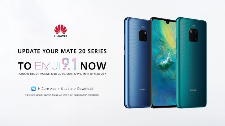 huawei mate 20 | Huawei Mate 20 | Huawei Mate 20 ซีรีส์ ได้รับการอัพเดตเป็น EMUI 9.1 แล้ว