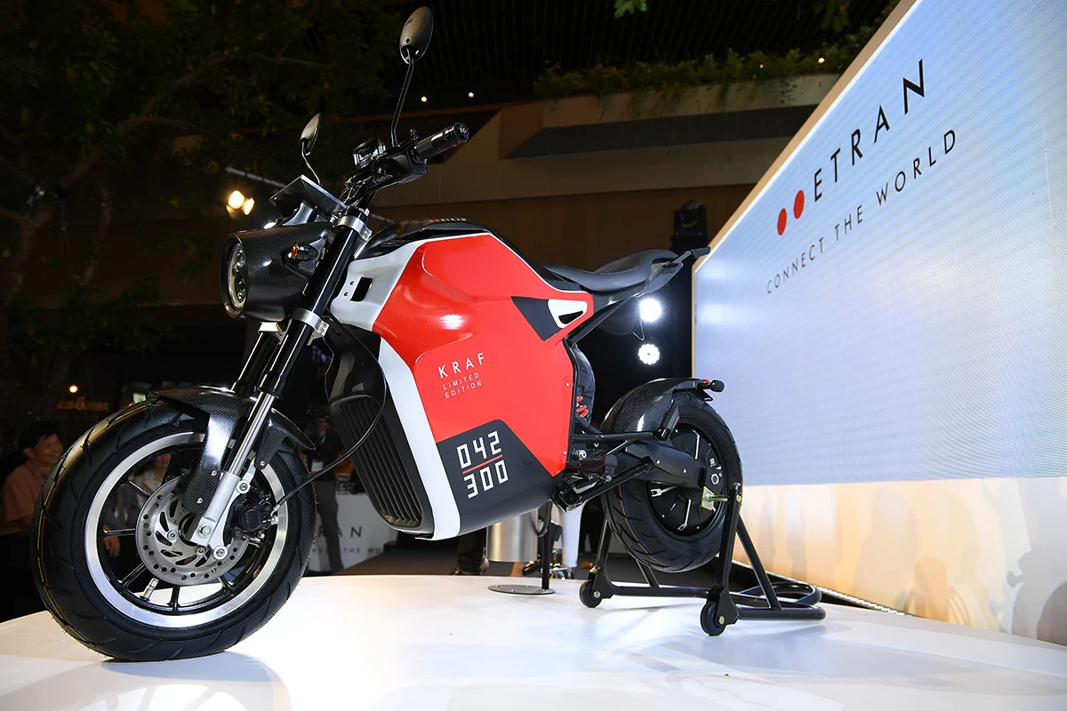 ETRAN Photo 3 | ETRAN | ETRAN เปิดตัวรถจักรยานยนต์ไฟฟ้าสุดยอดสมรรถนะ เชื่อมต่อรถผ่านแอปฯ ขับขี่ต่อเนื่องได้ถึง 180 กิโลเมตรต่อการชาร์จ 1 ครั้ง 