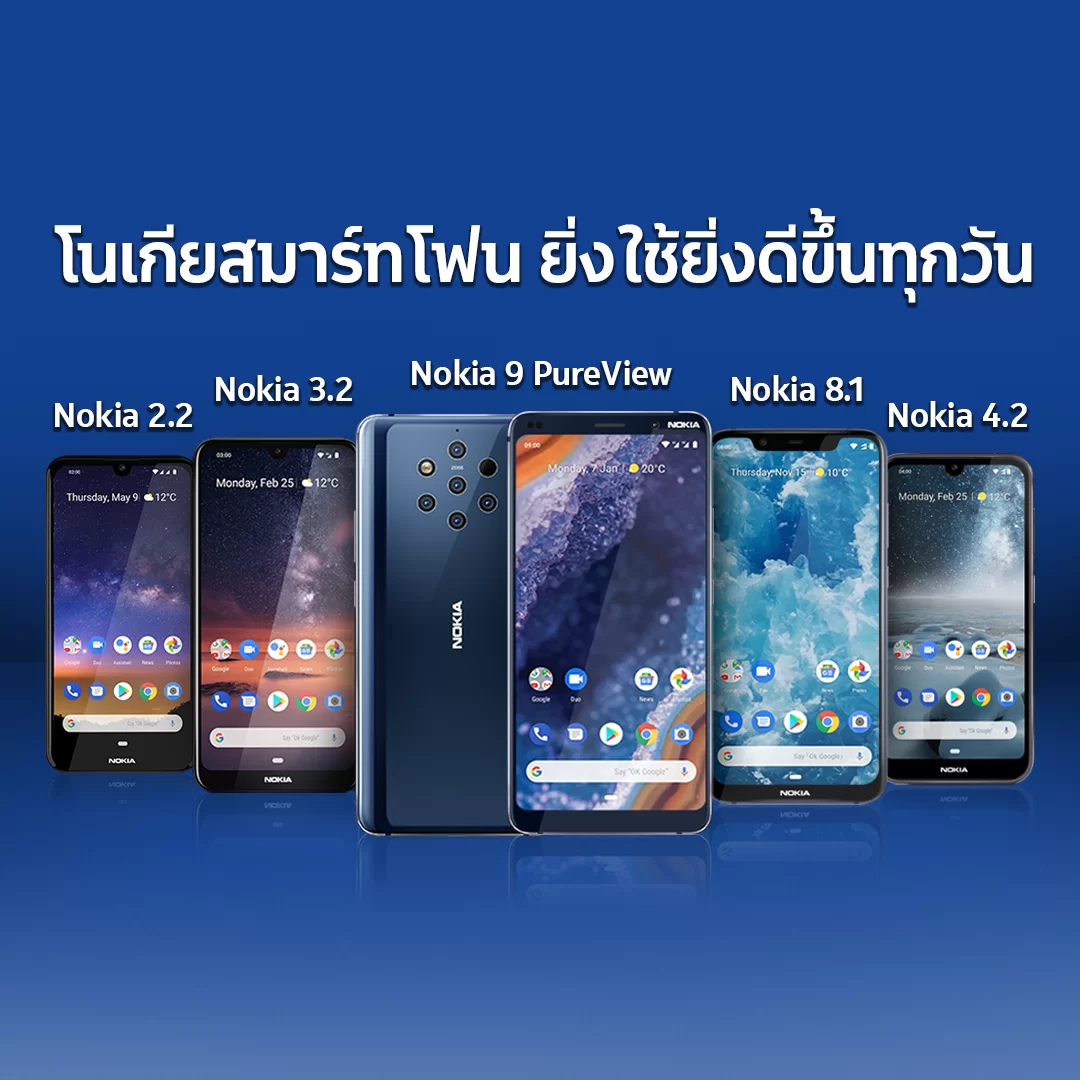 Nokia Smartphone Photo | Nokia 9 Pureview | Nokia จับมือ 3 ช้อปปิ้งออนไลน์ยักษ์ใหญ่ ปรับราคาสมาร์ทโฟนทั้ง 12 รุ่น ให้ถูกลงฉลองแคมเปญ 9.9