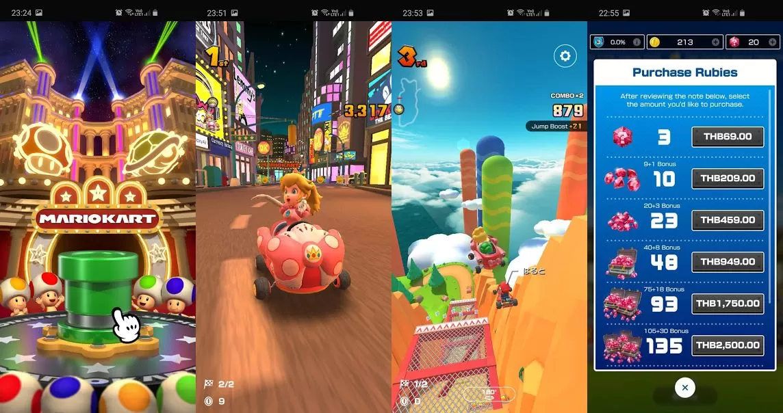 Screenshot 20190925 232417 Mario Kart horz | Android | [รีวิวเกม] Mario Kart Tour มาแข่งรถกับมาริโอบนสมาร์ทโฟนกัน