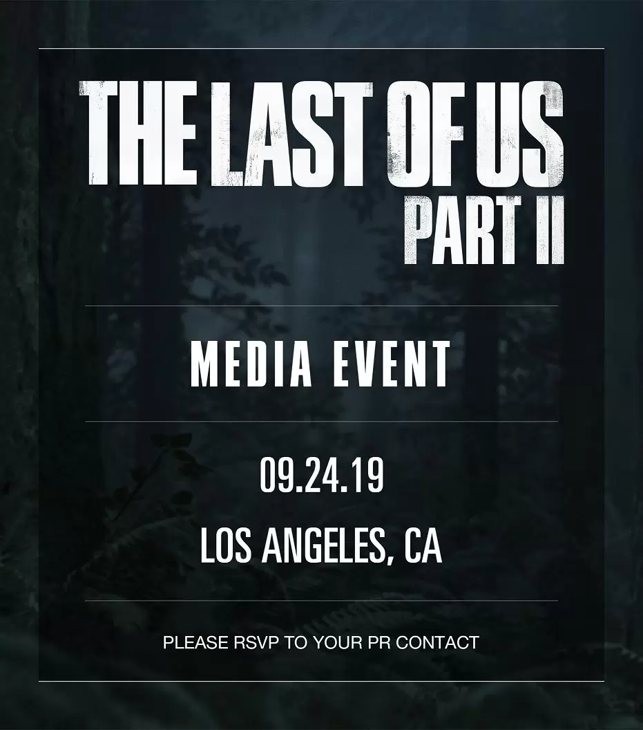 TLoU2 Event 09 09 19 | PS4 | Sony เตรียมจัดงานเปิดข้อมูลใหม่ของเกมเทพ The Last Of Us 2 บน PS4