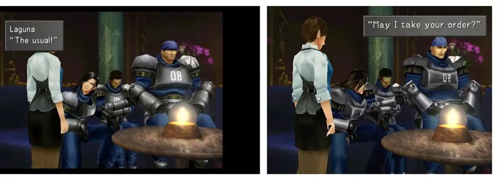 comparison 2 | Final Fantasy 8 remaster | เทียบกันชัดๆกราฟิกเกม Final Fantasy 8 รีมาสเตอร์ กับต้นฉบับบน PS1