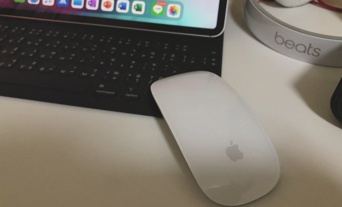 how to use a mouse with ipad pro