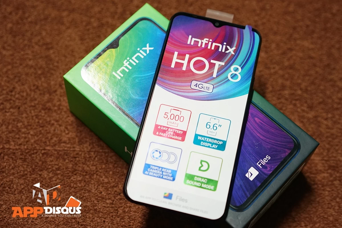Infinix HOT 8 DSC00620 | Latest Preview | พรีวิวแนะนำ Infinix HOT 8 สมาร์ทโฟนหน้าจอใหญ่ 6.6 นิ้ว แบต 5,000 ในราคาสุดถูก 2,999 บาท