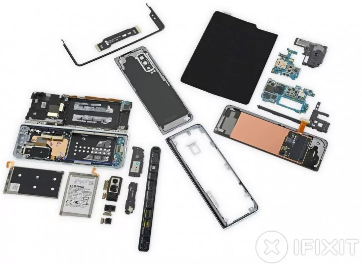 Samsung Galaxy Fold | Samsung Galaxy Fold | iFixit ได้แกะสมาร์ทโฟนพับจอ Samsung Galaxy Fold ที่เปลี่ยนแปลงการออกแบบจอใหม่