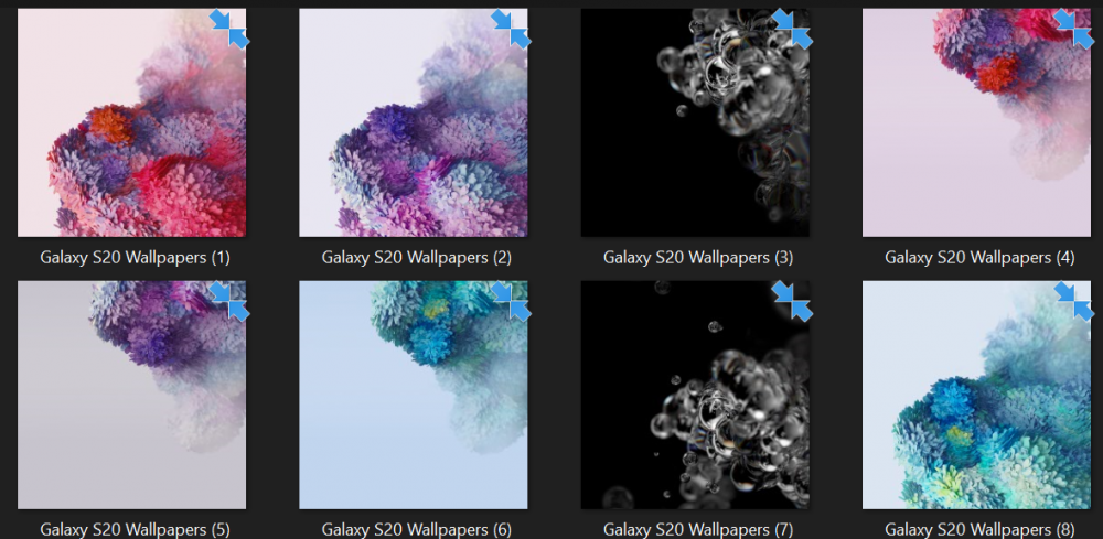 นี่คือภาพวอลล์เปเปอร์ของ Samsung Galaxy S20 ตัวเครื่องยังไม่มาไฟล์ภาพพื้นหลังมาก่อน