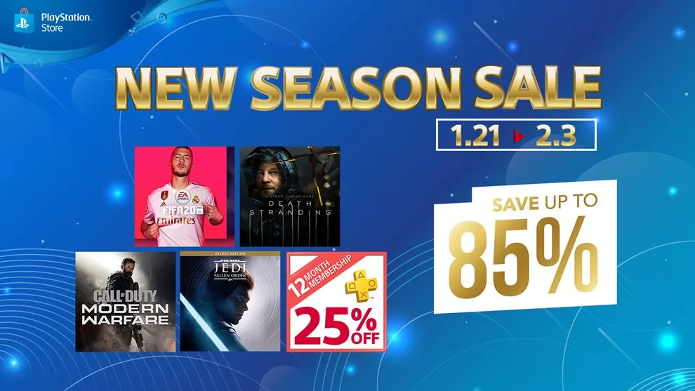 New Season Sale | PS4 | พบกับเกมสุดฮิตในราคาสุดพิเศษต้อนรับตรุษจีนบน PlayStation Store ลดสูงสุดถึง 85%