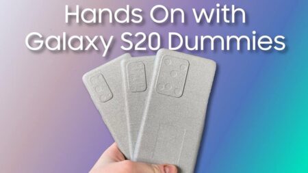 ชมคลิปเทียบขนาด Samsung Galaxy S20 สามรุ่นจากเครื่อง dummies