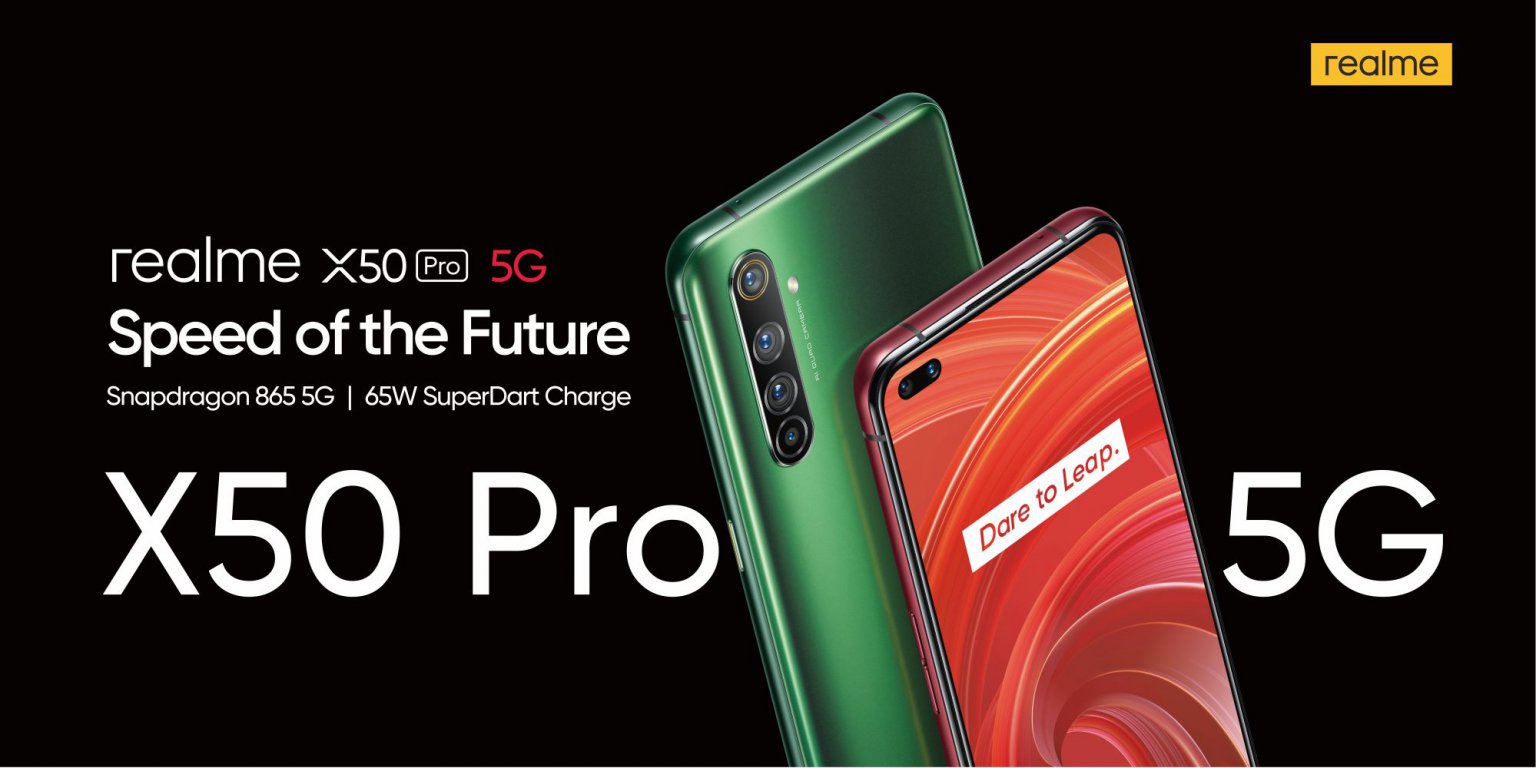 realme เปิดตัว realme X50 Pro 5G มาพร้อมกล้องหลัง AI 4 เลนส์ รองรับ 5G ทั้งแบบ 5G NSA และ 5G SA