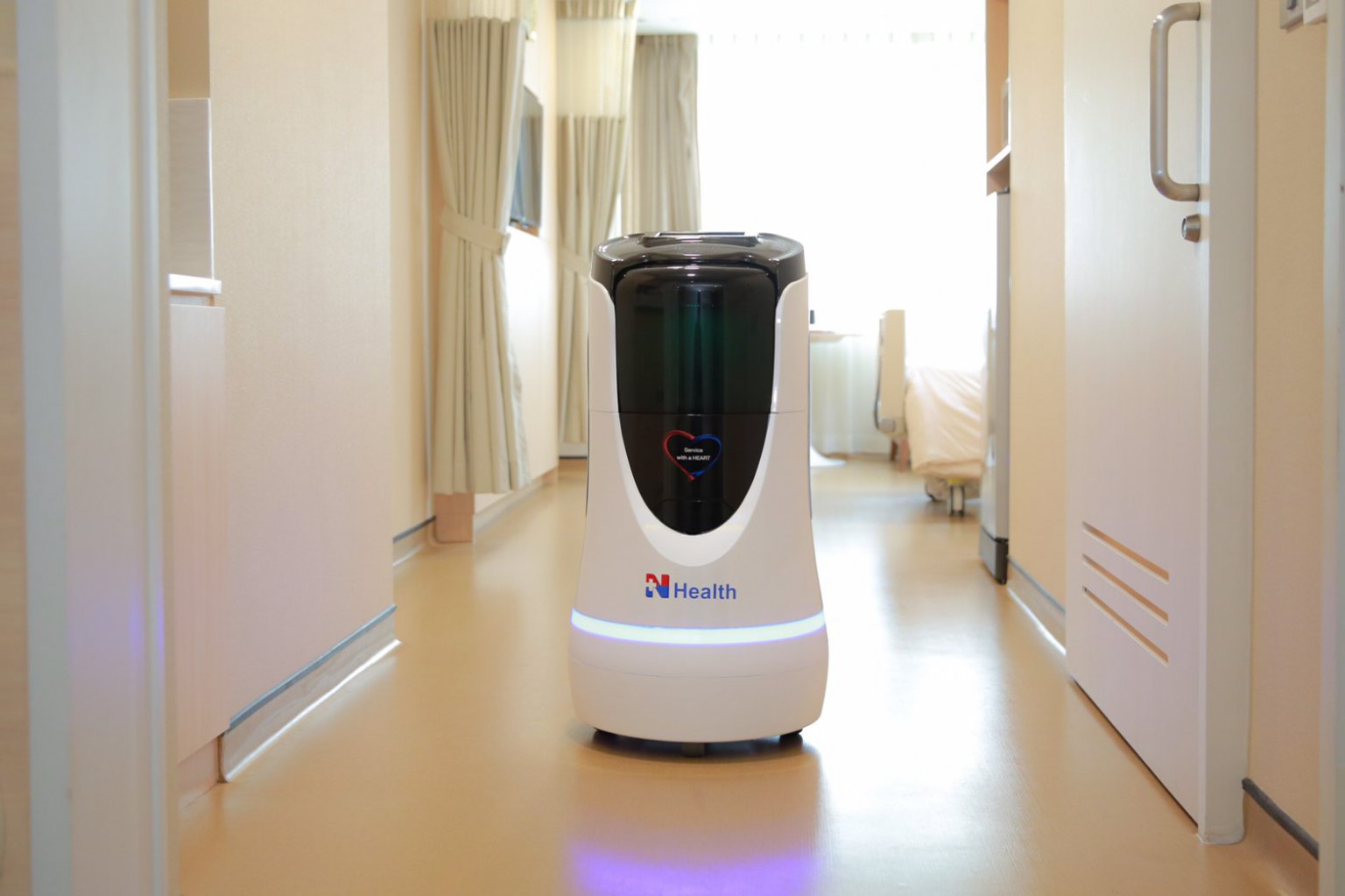 เฮลท์ตี้บอท หุ่นยนต์ขนส่งในโรงพยาบาล ช่วยลดความเสี่ยงต่อการติดเชื้อ