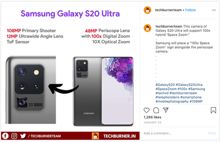 Picture1 | 100x | เตรียมเปิดตัวพร้อมที่สุดความโหดเรื่องกล้อง! Samsung Galaxy S20 ซูม 100x พร้อมความละเอียด 108 ล้านพิกเซล!