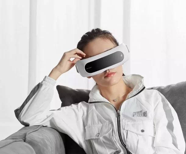 คำอธิบายประกอบ 2020 02 21 181537 | Lefan Gesture | Xiaomi เปิดตัว สปาตาไร้สาย นวดอุ่นแก้ตาล้าวิงเวียนศีรษะ ชาร์จ 1 ครั้งใช้ได้สิบวัน ราคา 2,450.-