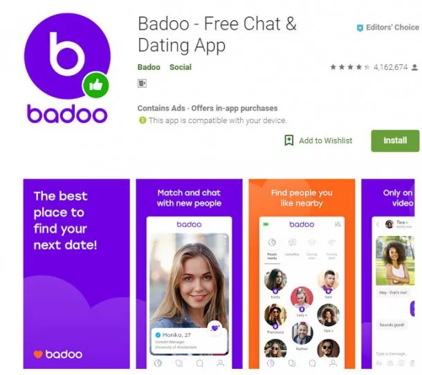 | Badoo | ระวัง!! Tinder,Badoo(ปลอม)แอปหาคู่สุดฮอต ที่จะขโมยข้อมูลส่วนตัวและแพร่มัลแวร์