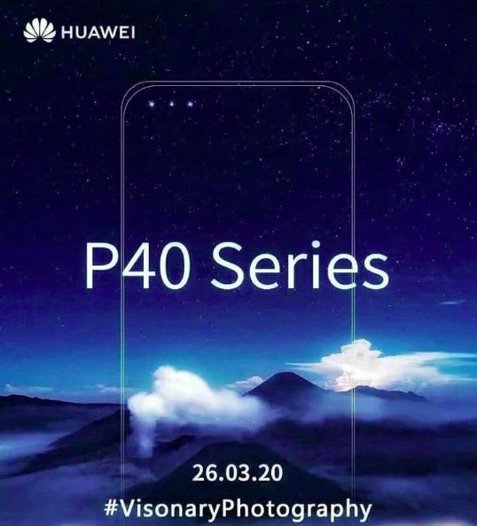 Huawei P40 Pro teaser | Huawei | พบโปสเตอร์ Huawei P40 มีกล้องหน้าให้มากถึง 3 ตัว!
