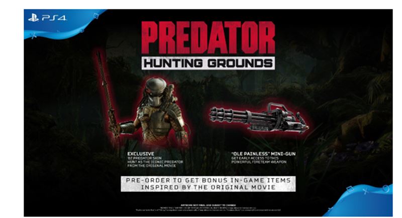 Predator | Predator Hunting Grounds | Sony เชิญร่วมทดลองเล่นเกม Predator Hunting Grounds Free Trial Weekend ฟรี