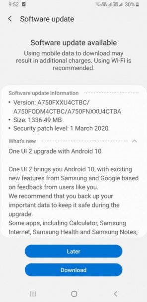 gsmarena 001 1 | Android 10 | Samsung ปล่อยอัปเดต Android 10 ให้สมาร์ตโฟนอีก 3 รุ่น