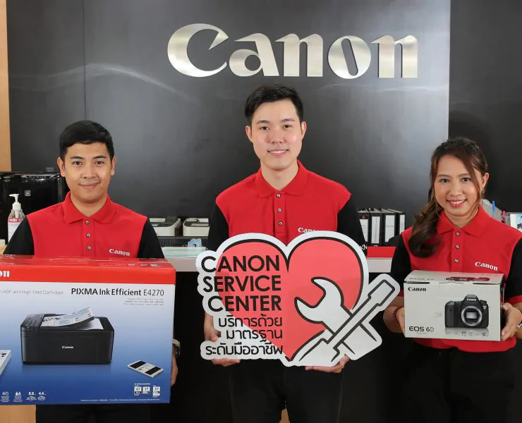 แคนนอน พร้อมให้บริการ Canon Delivery Service รองรับการทำงานแบบ Work from home | แคนนอน | แคนนอน ให้บริการรับส่งซ่อมพรินเตอร์และกล้องรองรับการทำงานแบบ Work from home
