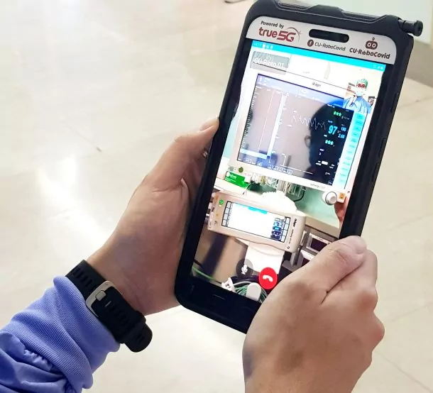 1586142939032 | HG Robotics | กลุ่มทรูและบริษัทสตาร์ทอัพ ส่งหุ่นยนต์ขนส่งอัจฉริยะอำนวยความสะดวกห้องฉุกเฉิน โรงพยาบาลจุฬาลงกรณ์