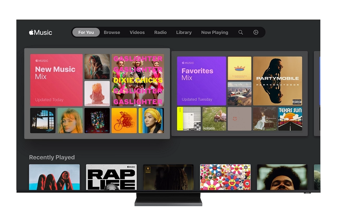 พบกับ Apple Music บนสมาร์ททีวีซัมซุง ได้แล้ววันนี้! 1 Samsung Smart TV Apple Music MAIN | Apple Music | พบกับ Apple Music บนสมาร์ททีวีซัมซุง ได้แล้ววันนี้!