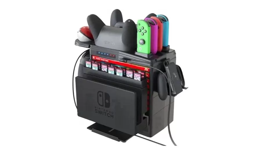 nintendo switch dock a | Nintendo Switch | สุดยอด พบอุปกรณ์เสริม Dock Nintendo Switch ที่ชาร์จจอยเกม และเก็บแผ่นเกมได้