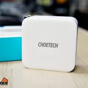 Choetech 100W USB Type CDSC04549 | 100W USB-C | ที่ชาร์จไฟระดับท็อป ไฟโหดแต่จิ๋วแจ๋ว CHOETECH 100W USB-C มาพร้อม PD สองพอร์ต ชาร์จโน๊ตบุ๊คสองเครื่องพร้อมกันก็ยังไหว