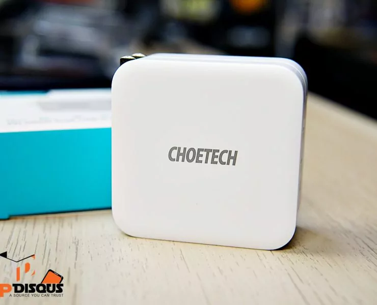 Choetech 100W USB Type CDSC04549 | CHOETECH | ที่ชาร์จไฟระดับท็อป ไฟโหดแต่จิ๋วแจ๋ว CHOETECH 100W USB-C มาพร้อม PD สองพอร์ต ชาร์จโน๊ตบุ๊คสองเครื่องพร้อมกันก็ยังไหว
