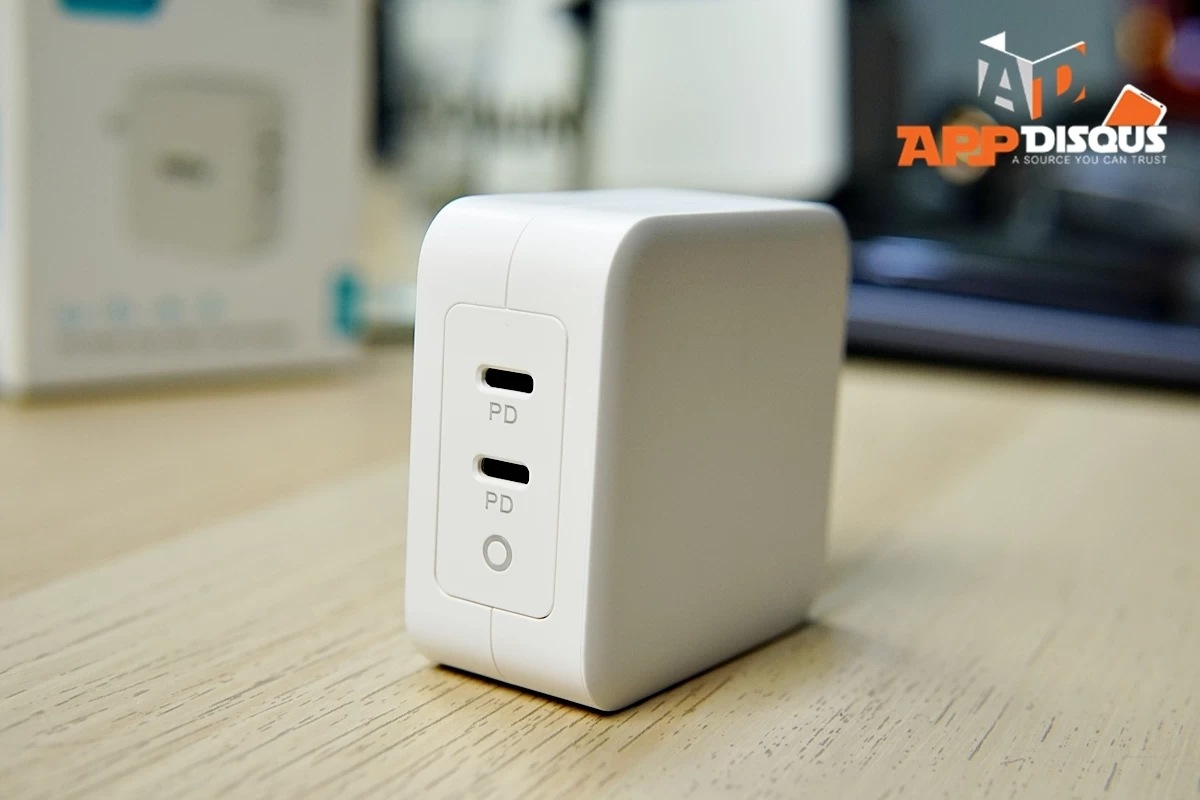 Choetech 100W USB Type CDSC04558 | 100W USB-C | ที่ชาร์จไฟระดับท็อป ไฟโหดแต่จิ๋วแจ๋ว CHOETECH 100W USB-C มาพร้อม PD สองพอร์ต ชาร์จโน๊ตบุ๊คสองเครื่องพร้อมกันก็ยังไหว