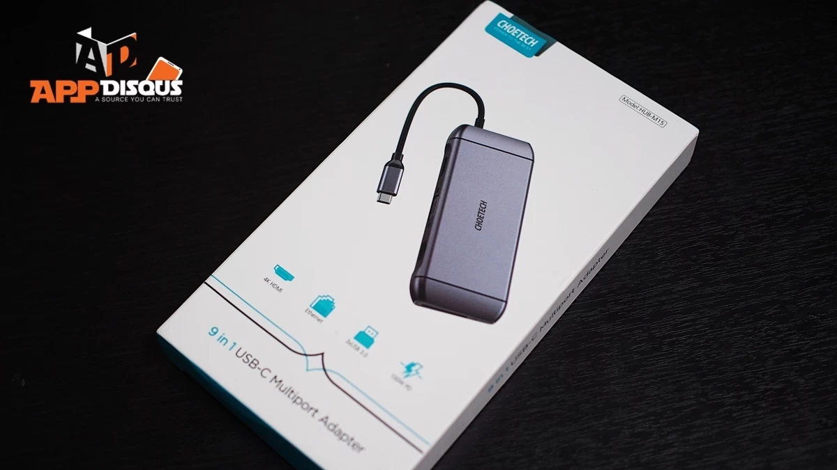 Choetech USB type c HubP1014446 | 9-IN-1 | รีวิว CHOETECH HUB-M15 ตัวเชื่อม USB Type-C 9-in-1 ชั้นดี พอร์ตครบ ตัวเบา ราคาถูก