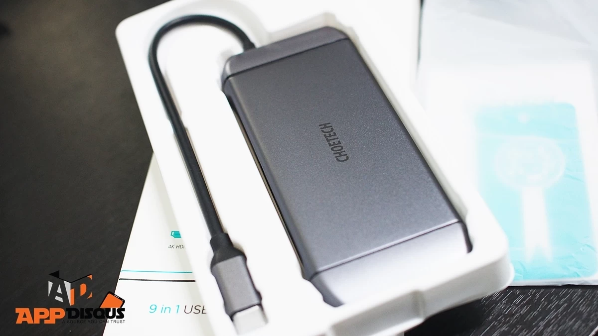 Choetech USB type c HubP1014452 | 9-IN-1 | รีวิว CHOETECH HUB-M15 ตัวเชื่อม USB Type-C 9-in-1 ชั้นดี พอร์ตครบ ตัวเบา ราคาถูก