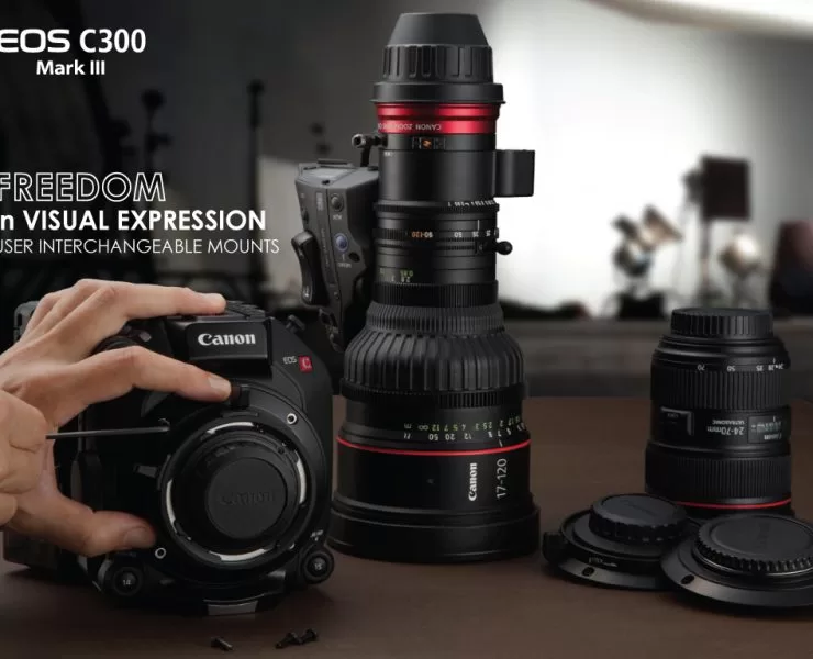 ภาพผลิตภัณฑ์ Canon EOS C300 III user interchangable mount | แคนนอน | แคนนอน เผยโฉมกล้องภาพยนตร์ระบบดิจิตอลรุ่นใหม่ Canon EOS C300 Mark III พร้อมเลนส์ในตระกูล “CINE-SERVO” เพิ่มทางเลือกสำหรับผู้ใช้งานกล้องถ่ายภาพยนตร์