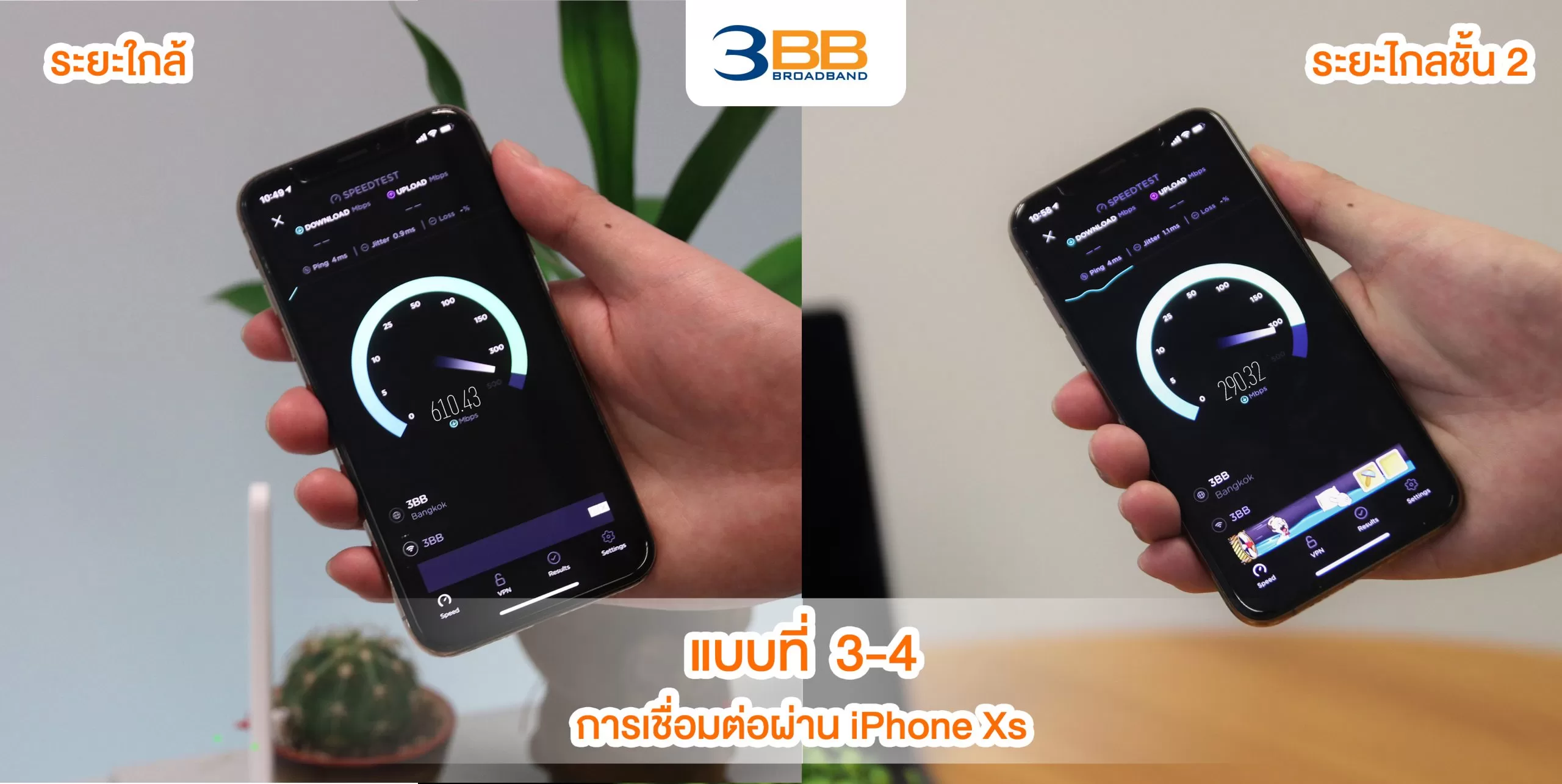 8 ความเร็วผ่าน iPhone Xs ใกล้ ไกล scaled | 3bb | แกะกล่องเราเตอร์ฟรีจาก 3BB รุ่นใหม่ รองรับ Wi-Fi 6!