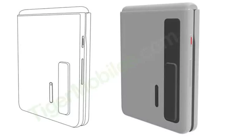 Huawei clamshell phone patent 1 | Huawei Mate X | Huawei จดสิทธิบัตรสมาร์ตโฟนฝาพับคล้าย Galaxy Z Flip