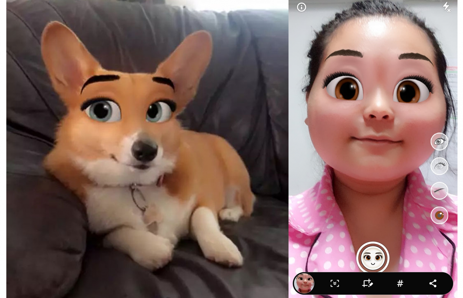 AR Filters ใหม่ใน Snapchat เปลี่ยนสัตว์เลี้ยงและตัวคุณให้กลายเป็นการ์ตูนดิสนีย์ 1 1200x800 | Cartoon Face | AR Filters ใหม่ใน Snapchat เปลี่ยนสัตว์เลี้ยงและตัวคุณให้กลายเป็นการ์ตูนดิสนีย์