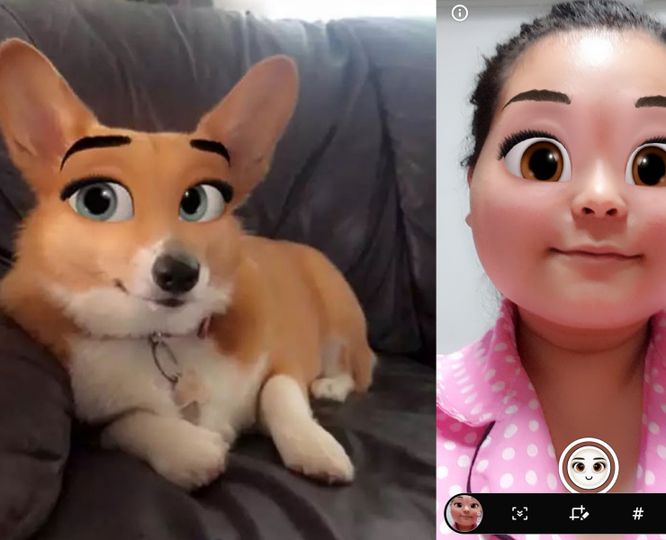 1200x800 | Snapchat | AR Filters ใหม่ใน Snapchat เปลี่ยนสัตว์เลี้ยงและตัวคุณให้กลายเป็นการ์ตูนดิสนีย์