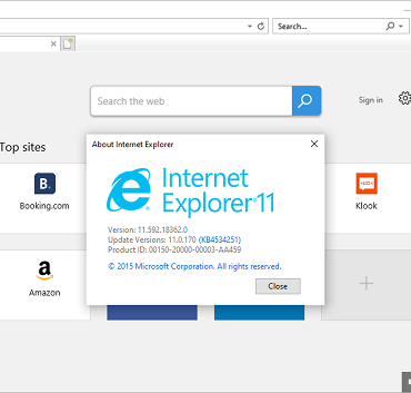Internet Explorer 11 screenshot | Internet Explorer | ลาก่อน Microsoft ยุติการสนับสนุน Internet Explorer ในตำนานอย่างเป็นทางการ